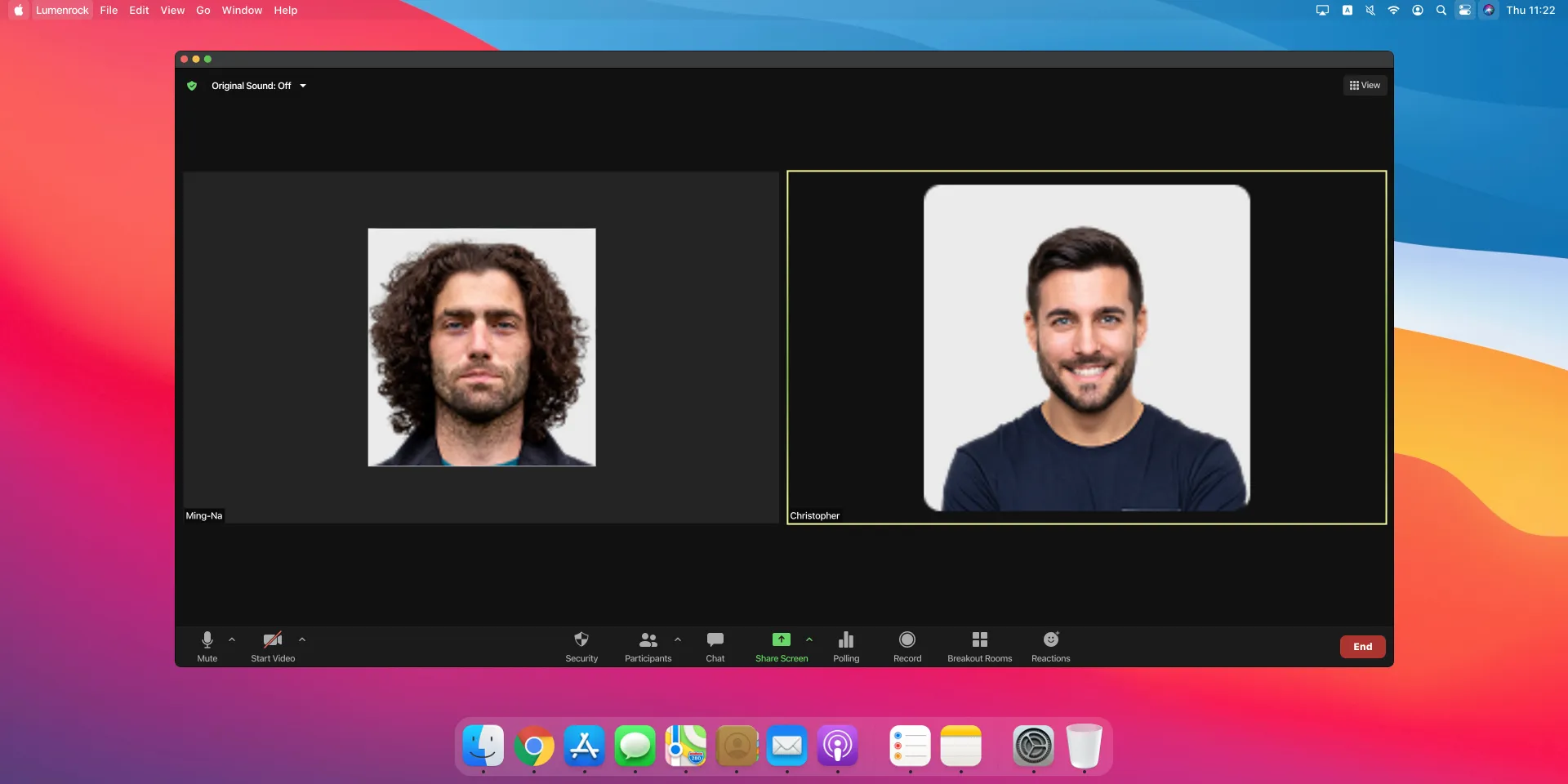 first image